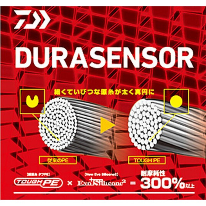 Леска DAIWA UVF PE DURASENSOR X4+SI2 CR 1-150 07303543